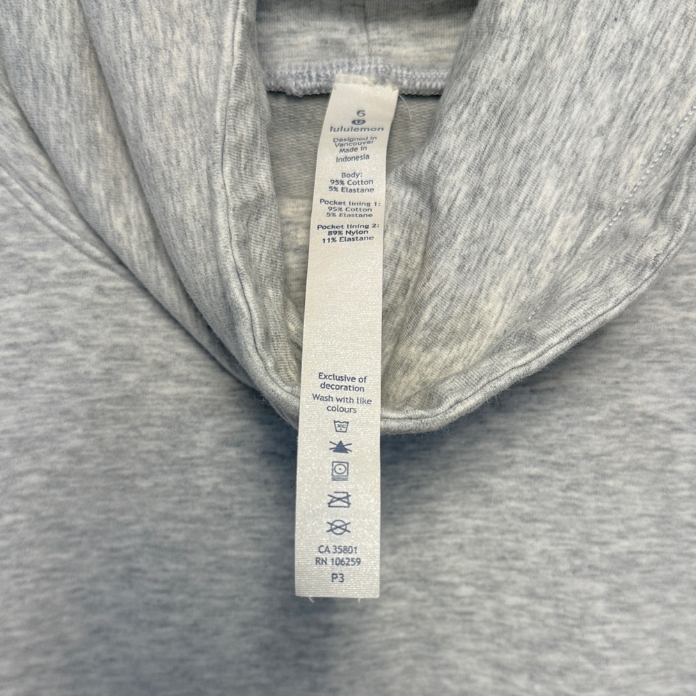 Lululemon Go Forward Women's Cozy Turtleneck Sweater - Light Gray size 6 - Picture 5 of 11